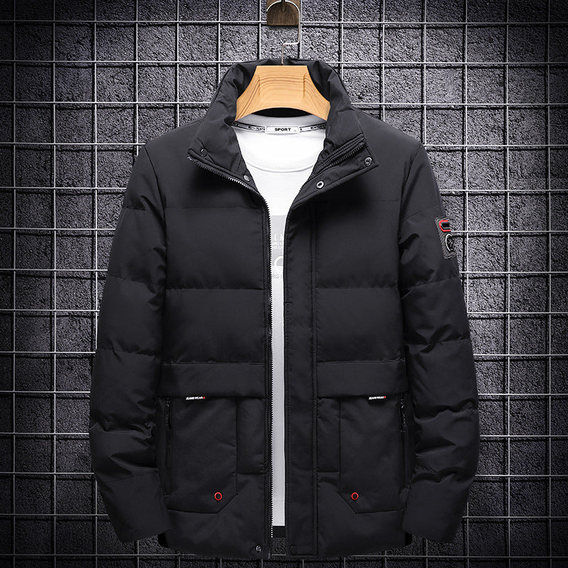 Handsome winter down padded jacket