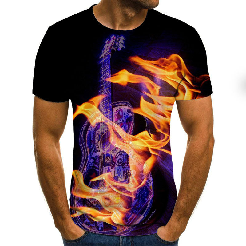 3D digital print T-shirt