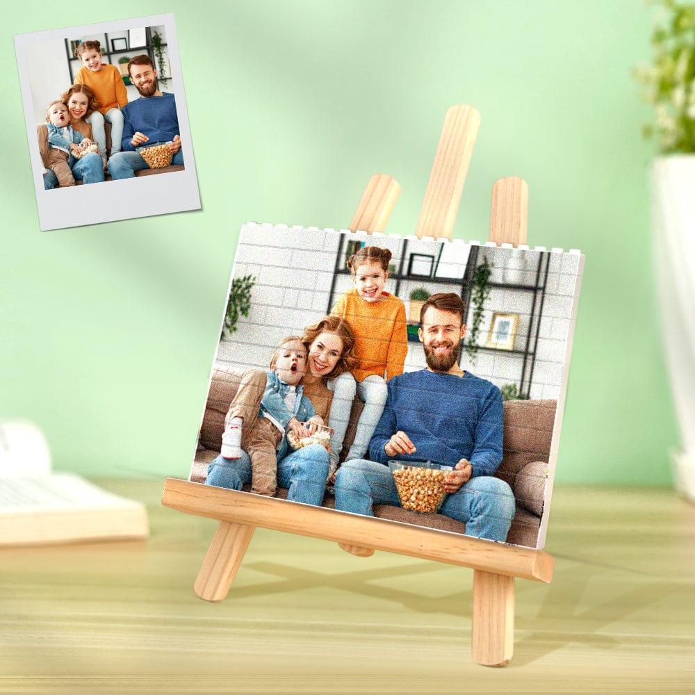 Wedding Gifts Personalized Building Brick Photo Block Square Shape