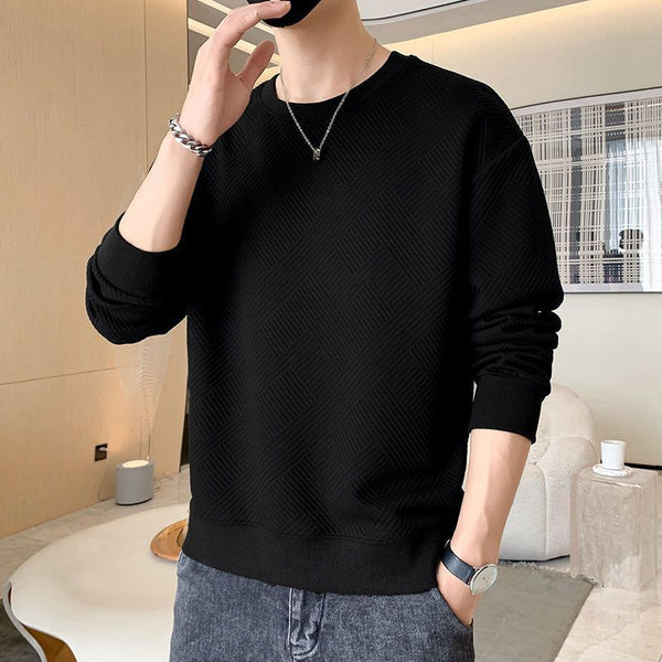 Winter Hoodie Men's Trendy Handsome Loose Plus Size Autumn And Winter Long-sleeve T-shirt