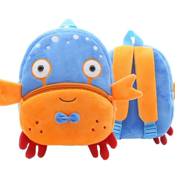 Cute Plush Backpacks Kindergarten Cartoon School Bags Children Animal Toys Bag