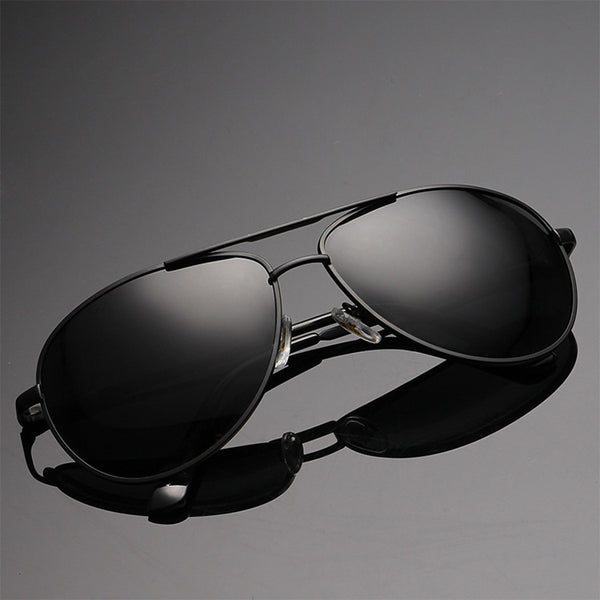 Metal frame polarized glasses