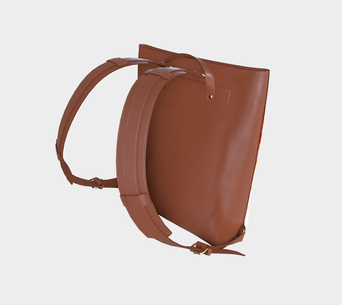 Elegant Empress Backpack Vegan Leather