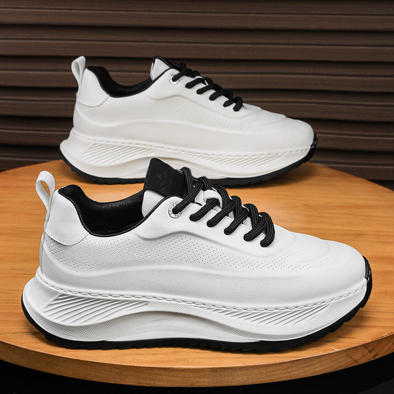 Men's Thick-soled Sports Shoes Casual Breathable Sneakers