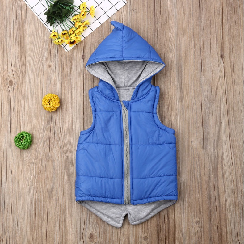 Kids Dinosaur Vest Jacket