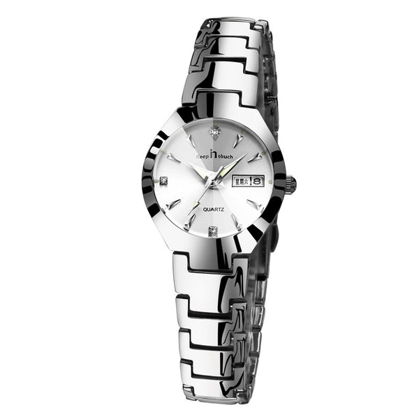 Luminous watch couple watch calendar quartz watch