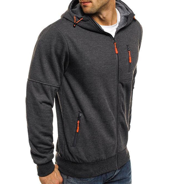 Men Hoodie Cotton Jacket