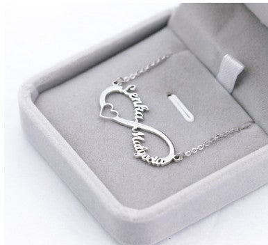 Infinity Personalize couple Necklace