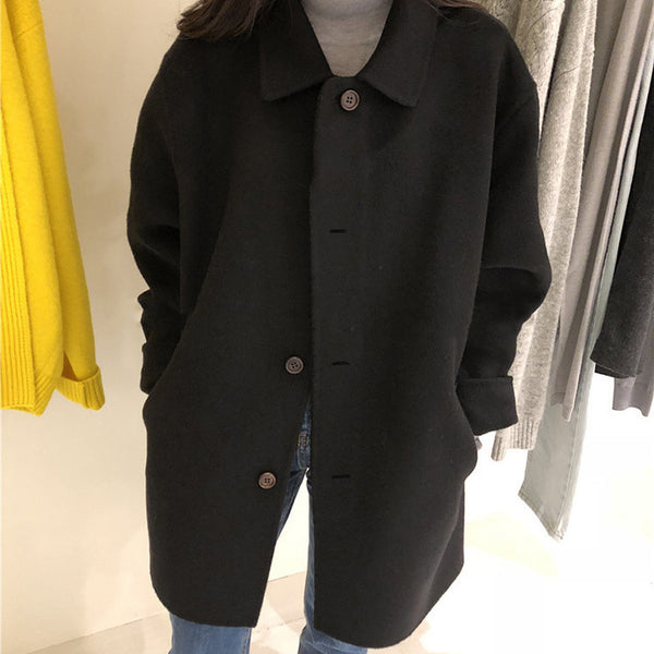 Wool popular high-end woolen coat