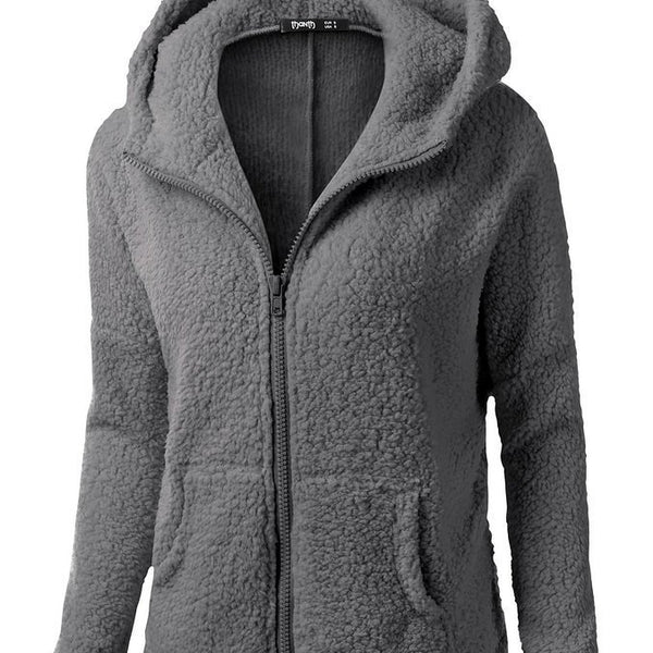 Women's Fashion Jacket Hooded Sweater Sweater