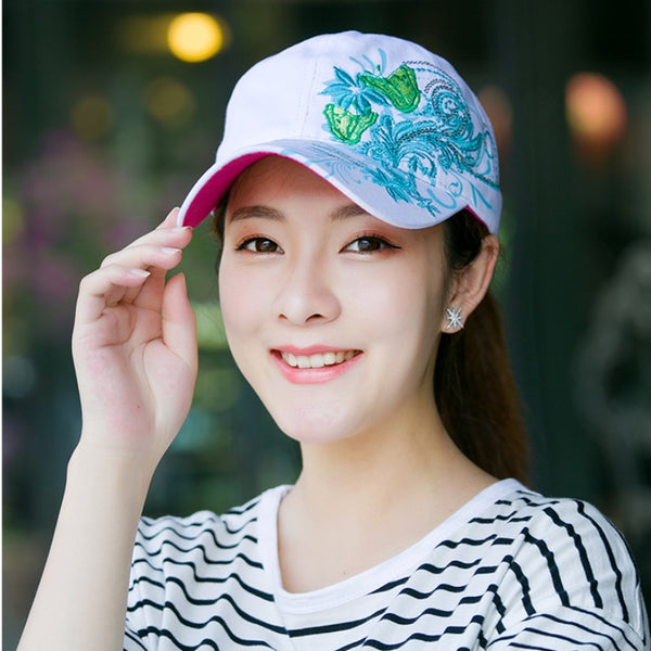 Embroidered baseball cap