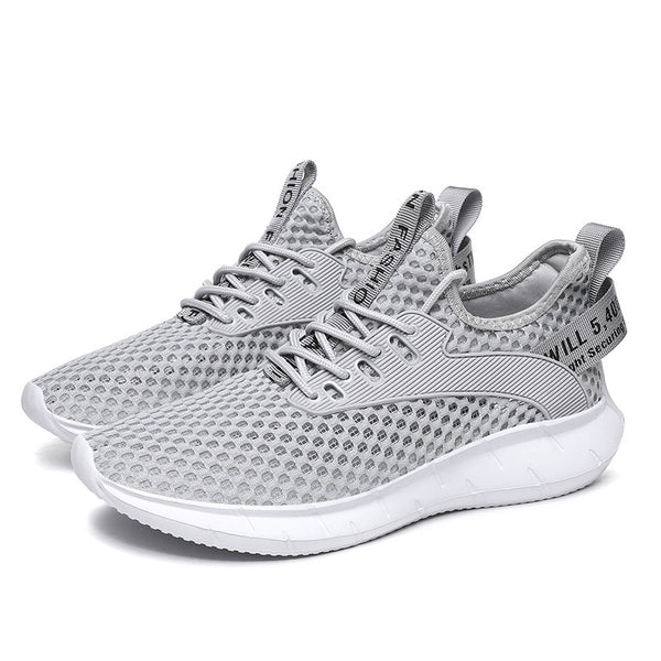 Cut out big hole mesh sneaker