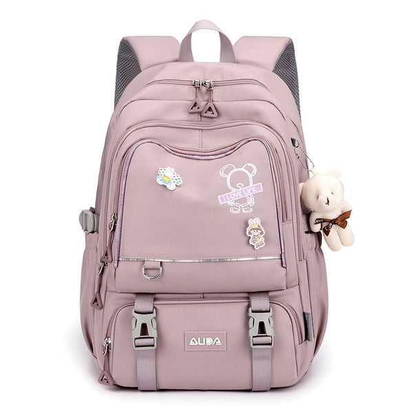 Girls' Large Capacity Student Backpack