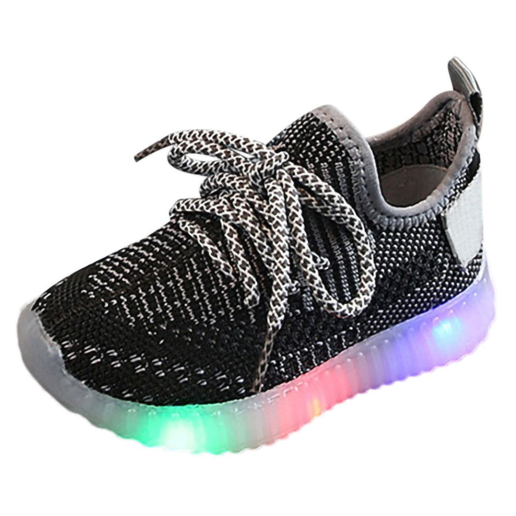 Luminous children's casual shoes