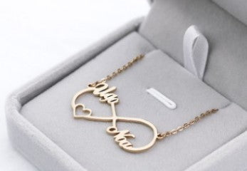 Infinity Personalize couple Necklace