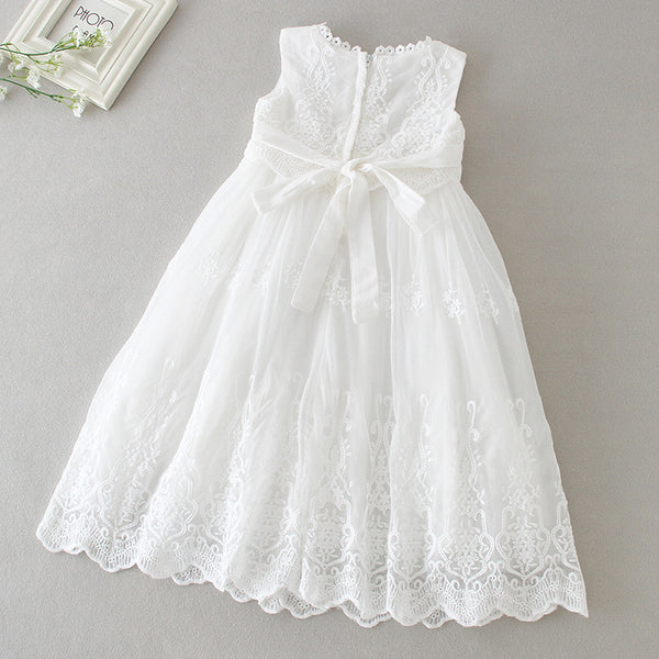 Children's Long Dress Baby Girl Baby Wedding Dress Dress Baptism Dress