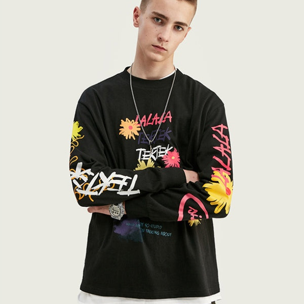 Doodle long sleeve t-shirt