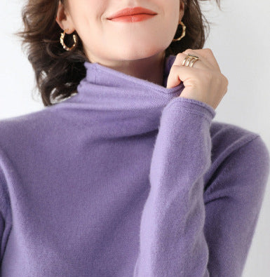 Turtleneck cashmere sweater 100 pure cashmere