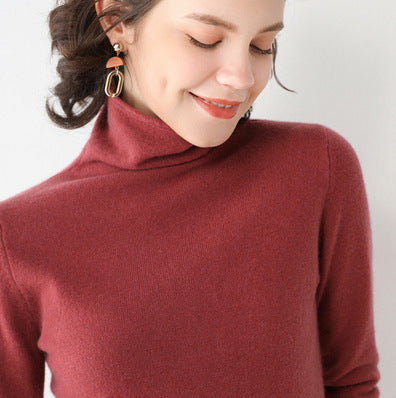 Turtleneck cashmere sweater 100 pure cashmere