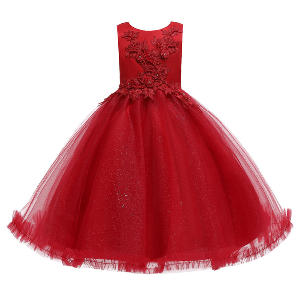 Summer New Children's Evening Dress Girls' Princess Pettiskirt