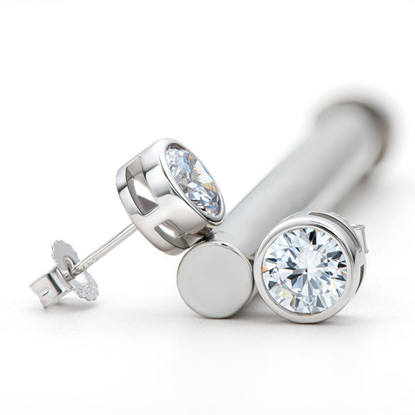 0.51 Carat Moissanite Stud Earrings