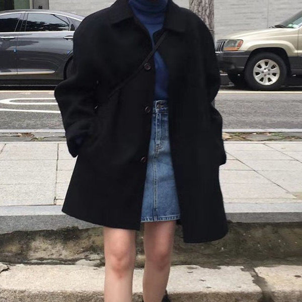 Wool popular high-end woolen coat