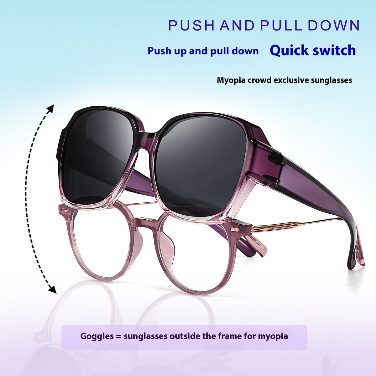 Women Can Wear Myopia Sunscreen Polarized Sunglasses