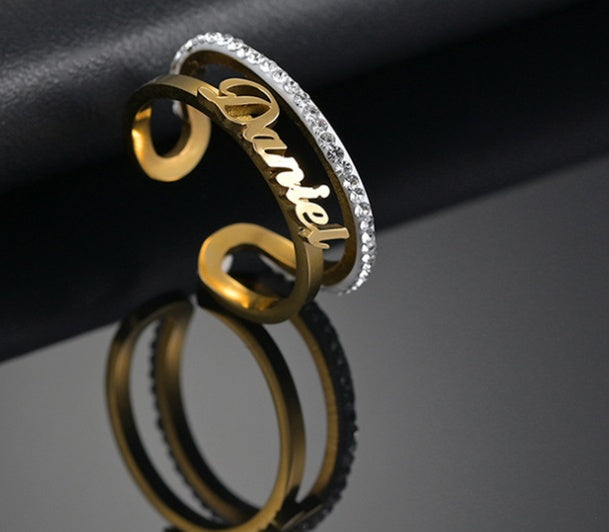 Personalized  Engrave Name Ring