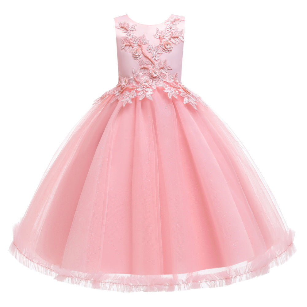 Summer New Children's Evening Dress Girls' Princess Pettiskirt