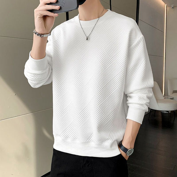 Winter Hoodie Men's Trendy Handsome Loose Plus Size Autumn And Winter Long-sleeve T-shirt