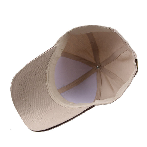 The new Korean men's baseball cap COTTON HAT VISOR outdoor sports peaked cap autumn contracted wholesale