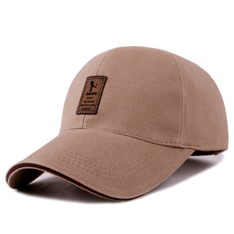 The new Korean men's baseball cap COTTON HAT VISOR outdoor sports peaked cap autumn contracted wholesale