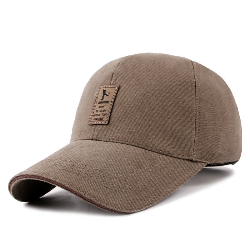 The new Korean men's baseball cap COTTON HAT VISOR outdoor sports peaked cap autumn contracted wholesale