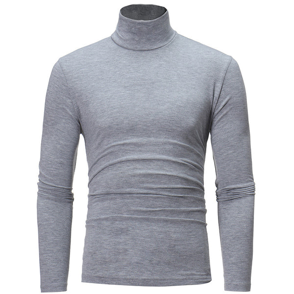 High-neck Thin Long-sleeved T-shirt Bottoming Shirt