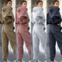 New Style Autumn And Winter Women's New Casual Hoodie Coat Sports Suit