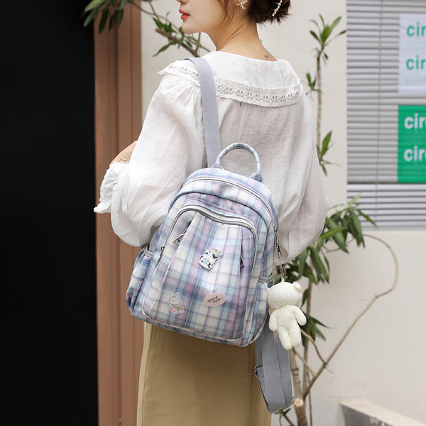 Large-capacity Mommy Bag Vertical Shoulders Casual Fashion Print