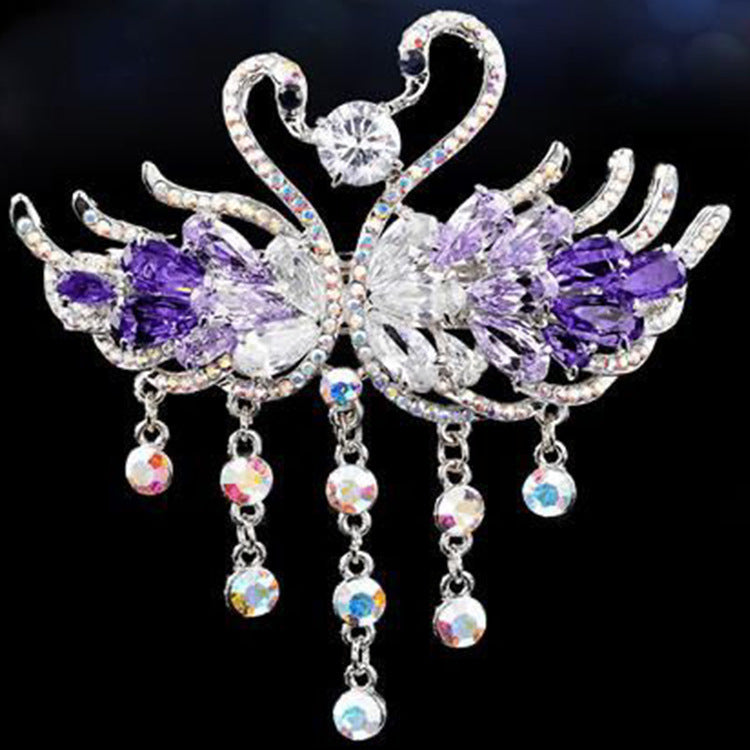 Women's Swan Rhinestone Simple Temperament Hair Accessories