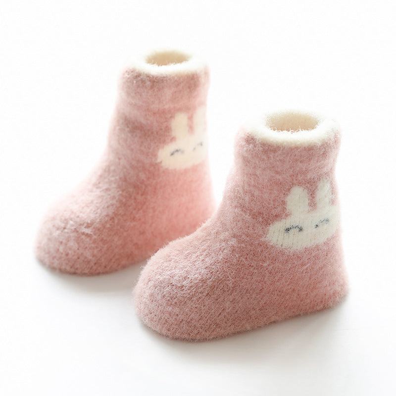 Mink Velvet Thickened Baby Socks Non Slip