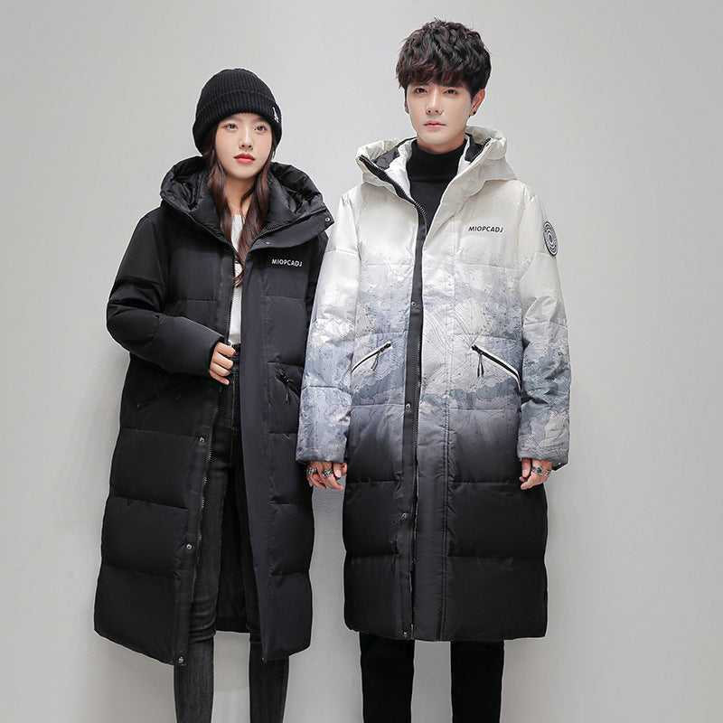 Arctic Duo Gradient Down Jacket Parka - Unisex Winter Jacket