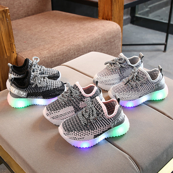 Luminous children's casual shoes