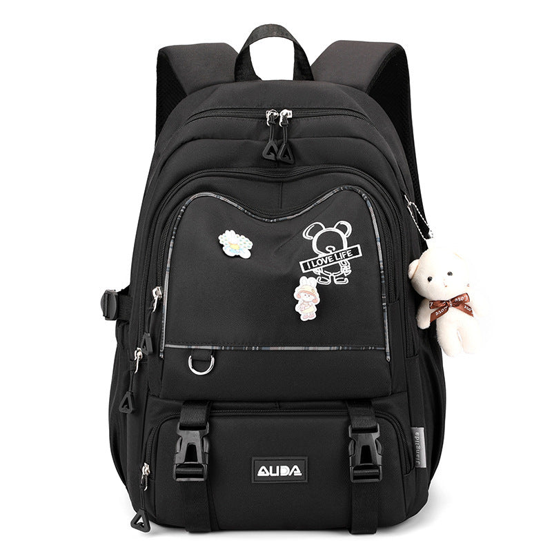 Girls' Large Capacity Student Backpack