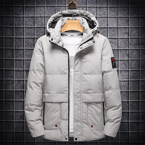 Handsome winter down padded jacket