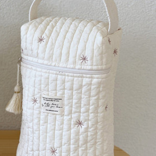 New Embroidered Cotton Mommy Bag