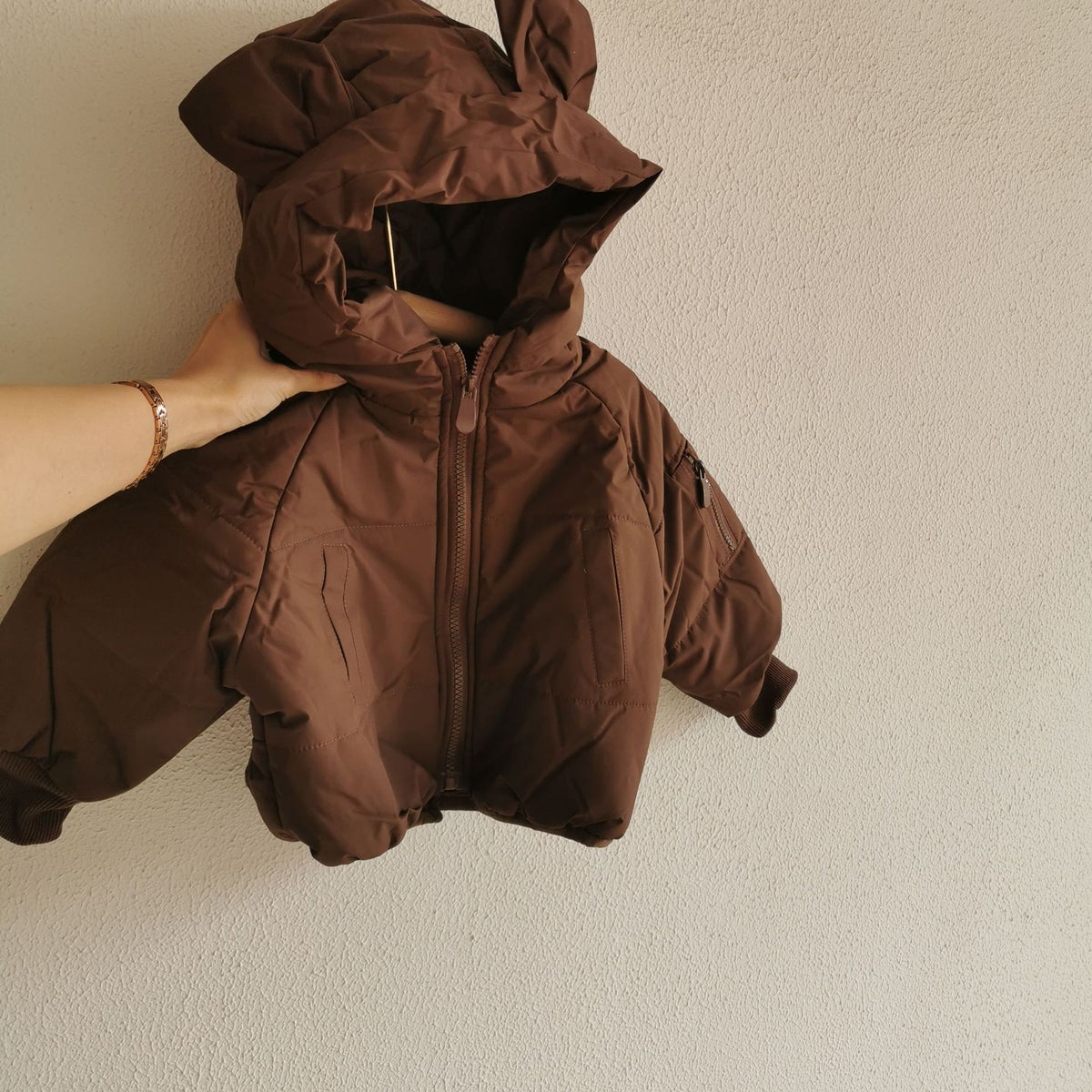 Thickened Cotton Padded Coat Men And Women Kids' Overcoat