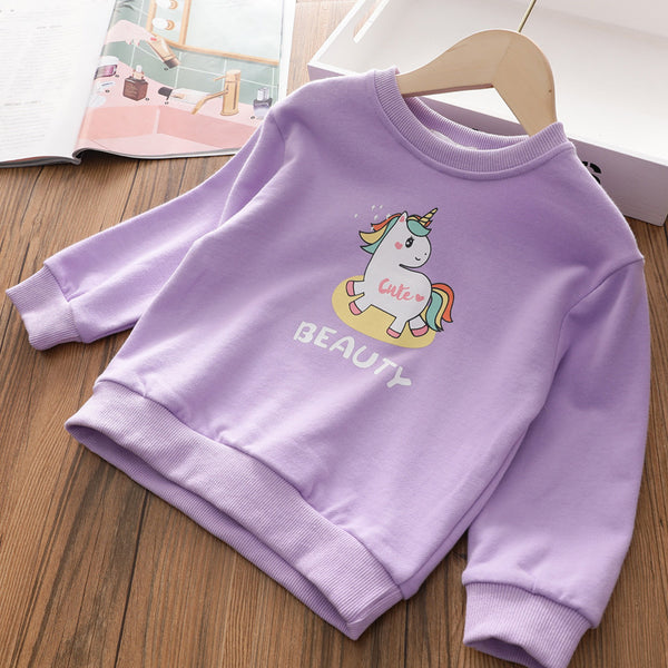 Girls' Sweater Spring And Autumn Autumn New Children's Autumn Clothing Boys And Girls Baby Early Autumn Tops Children's Clothing Cotton Clothes