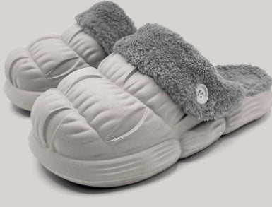 Winter Home Home Warm Men's Lady Couple Indoor Removable And Washable Waterproof Outer Wear Cotton Slippers