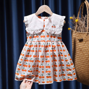 Korean Version Baby Vest Skirt Little Girl Princess Skirt Trendy