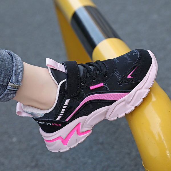 Waterproof Leather Girls Casual Sneaker