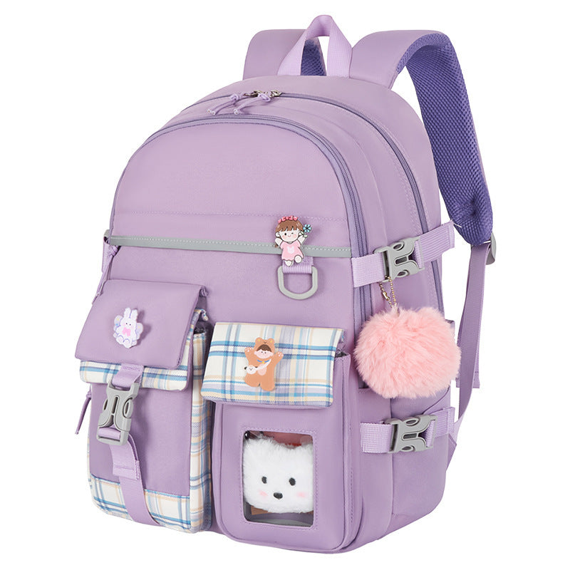 Girls Backpack - Large Capacity Waterproof Fashion Backpack for School & Travel