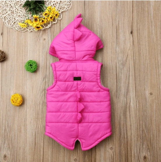 Kids Dinosaur Vest Jacket